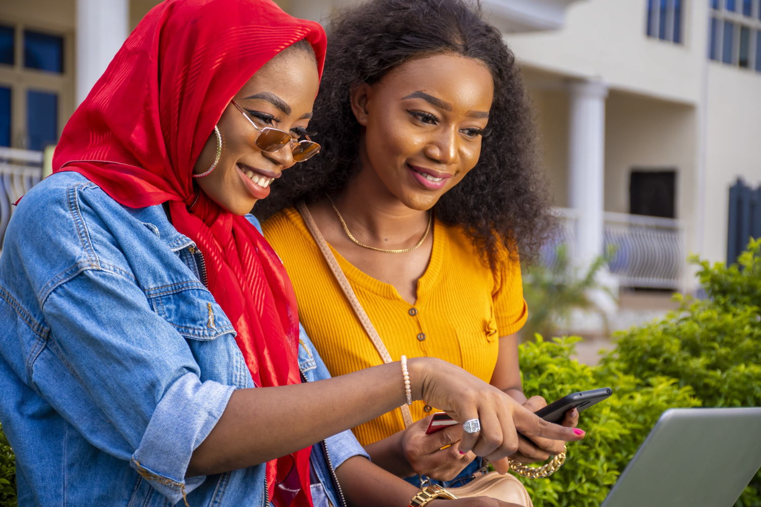 African business women meeting